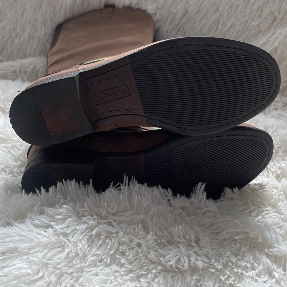 Crown Vintage Brown Ankle Boots - Picture 3 of 4